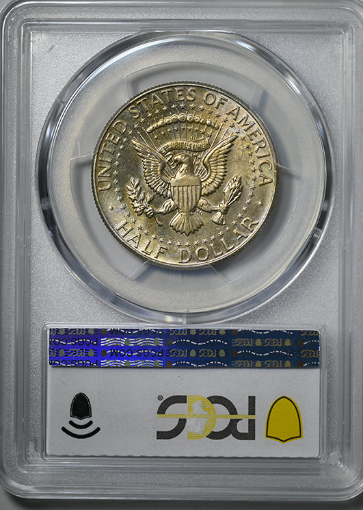 1968-D Kennedy Half Dollar 50C PCGS MS64 - TONED!