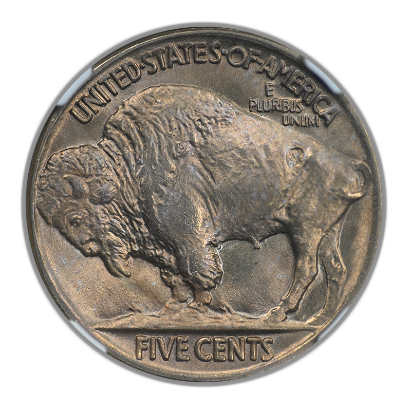 1927 Buffalo Nickel 5C NGC MS66