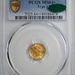 1854 Type 1 Liberty Head Gold Dollar G$1 PCGS MS64+ CAC