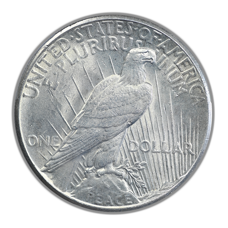 1926 Peace Dollar $1 PCGS MS64 - TONED!