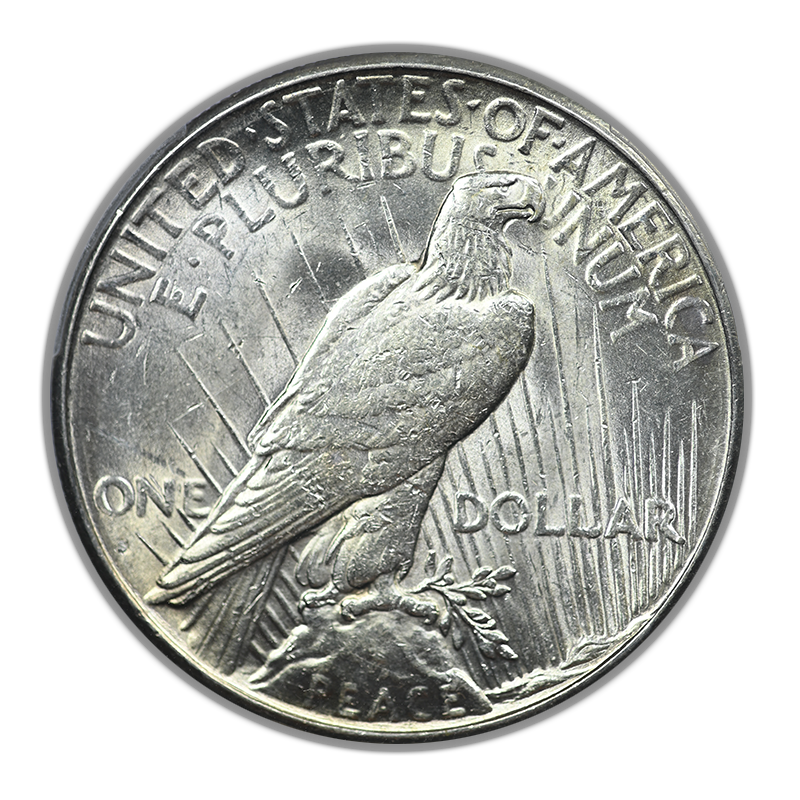 1928-S Peace Dollar $1 PCGS AU58