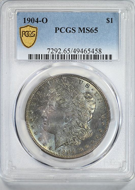 1904-O Morgan Dollar $1 PCGS MS65 - TONED!