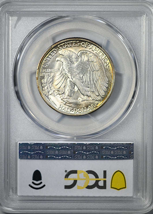 1941-S Walking Liberty Half Dollar 50C PCGS MS64+ - NICE COLOR!