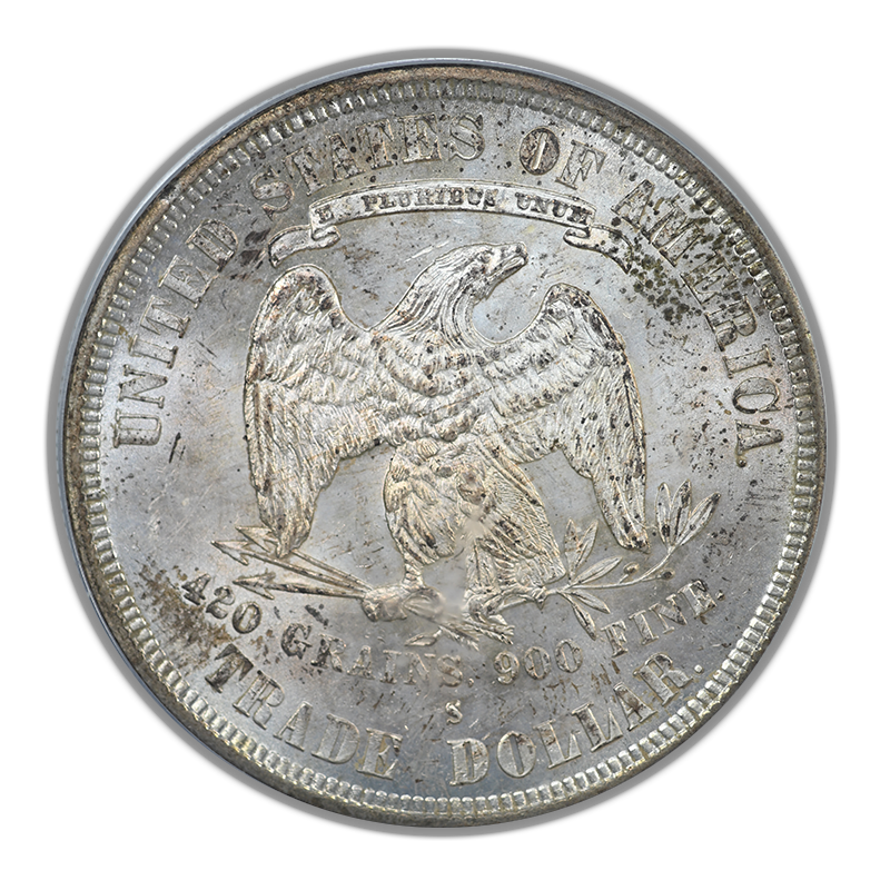 1877-S Trade Dollar T$1 PCGS MS63