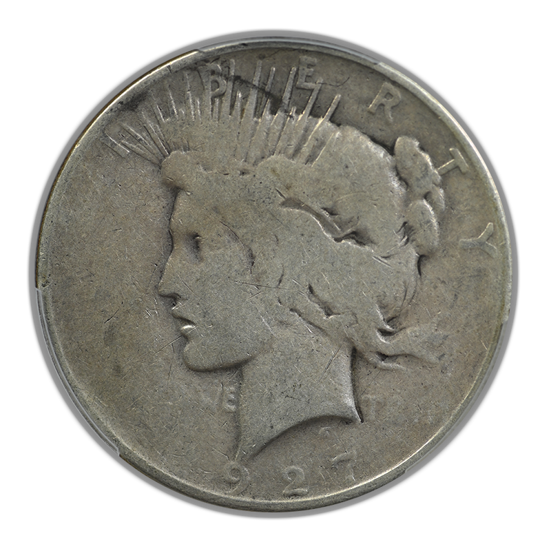 1927-D Peace Dollar $1 PCGS AG03 CAC - Lowball