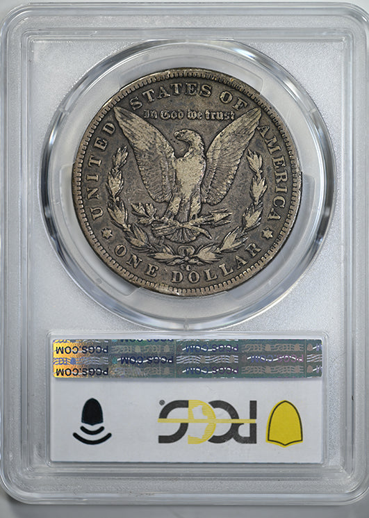 1890-CC Morgan Dollar $1 PCGS VG10 - Tailbar