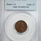 1913-S Lincoln Wheat Cent 1C PCGS AU55