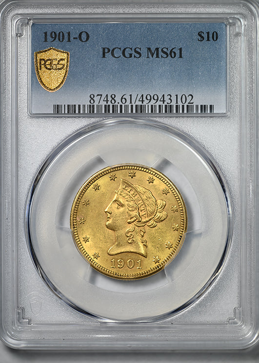 1901-O Liberty Head Gold Eagle $10 PCGS MS61