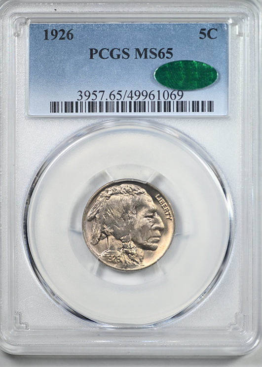 1926 Buffalo Nickel 5C PCGS MS65 CAC