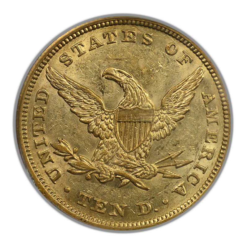 1847 Liberty Head Gold Eagle $10 PCGS AU55