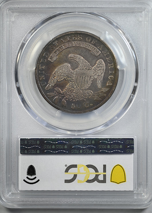 1834 Capped Bust Half Dollar 50C PCGS VF20 - Large Date, Small Letters - TONED!