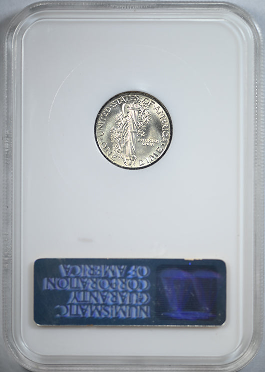 1942 Mercury Dime 10C NGC Fatty MS67