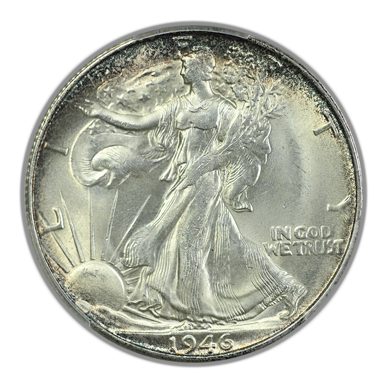 1946-S Walking Liberty Half Dollar 50C PCGS MS65+