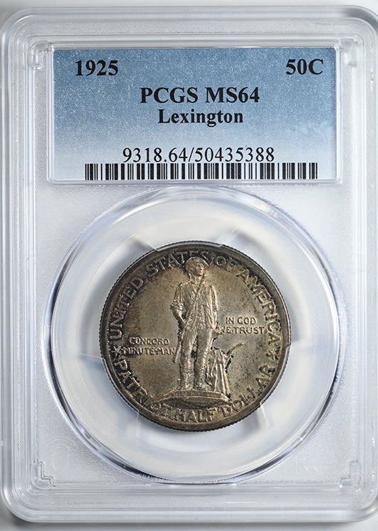 1925 Lexington Classic Commemorative Half Dollar 50C PCGS MS64