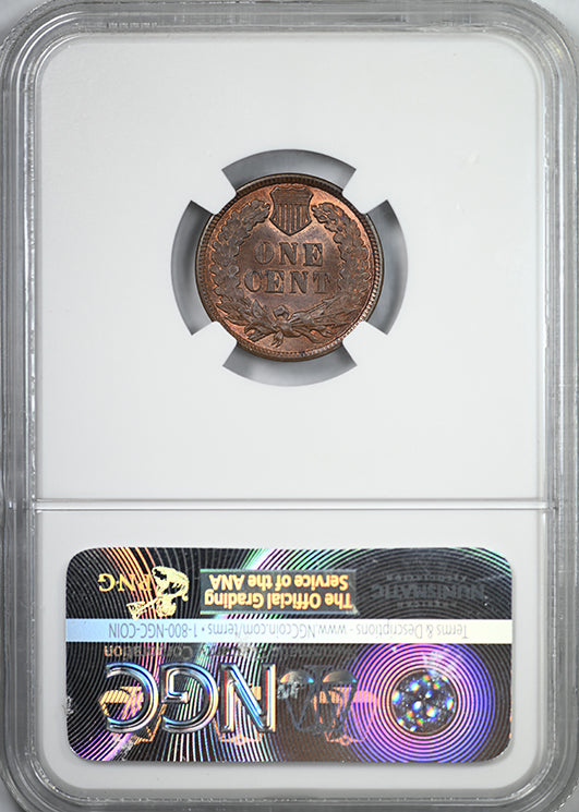 1889 Indian Head Cent 1C NGC MS65+ CAC