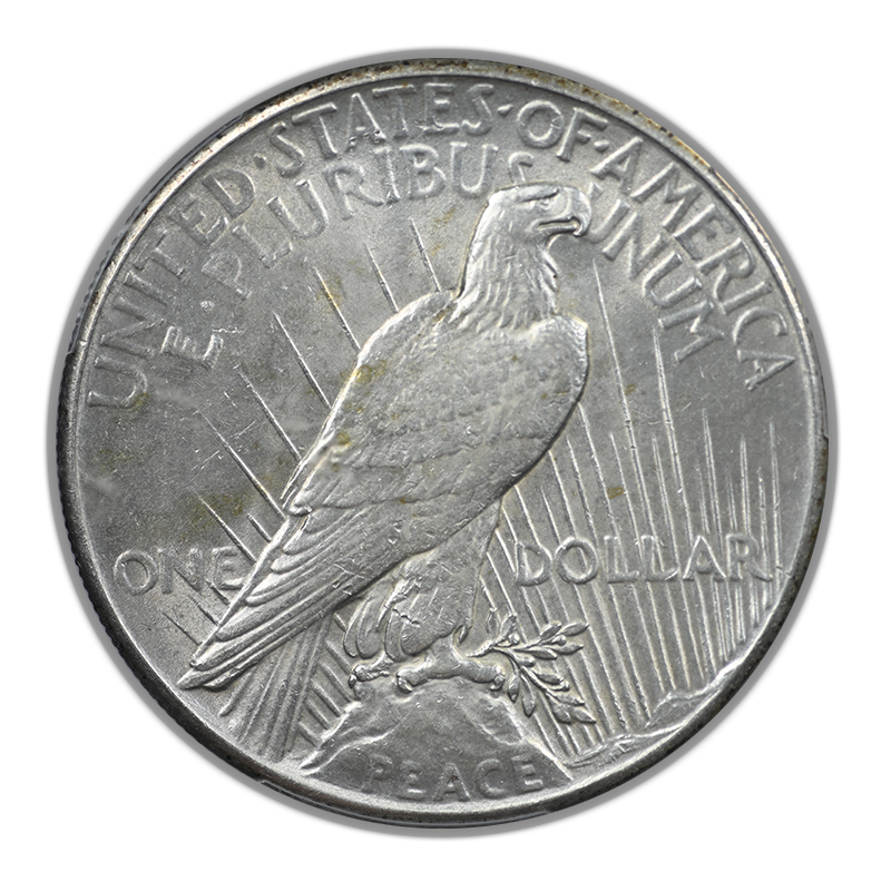 1928 Peace Dollar $1 PCGS AU58