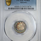 1874 Liberty Seated Dime 10C PCGS MS63 - Arrows - TONED!