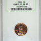 1955 Proof Lincoln Wheat Cent 1C NGC Fatty PF66RD CAMEO Obverse Slab