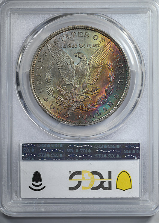 1884-O Morgan Dollar $1 PCGS MS62 - REVERSE TONED!