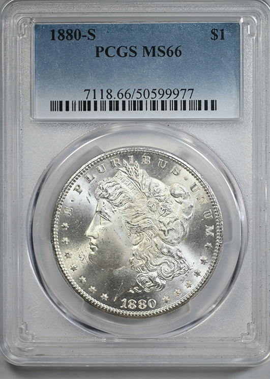 1880-S Morgan Dollar $1 PCGS MS66
