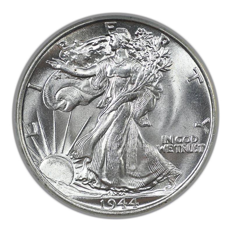 1944 Walking Liberty Half Dollar 50C PCGS MS67
