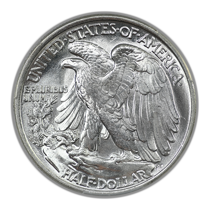 1944 Walking Liberty Half Dollar 50C PCGS MS67