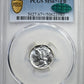 1940-S Mercury Dime 10C PCGS MS67+FB CAC - Full Bands