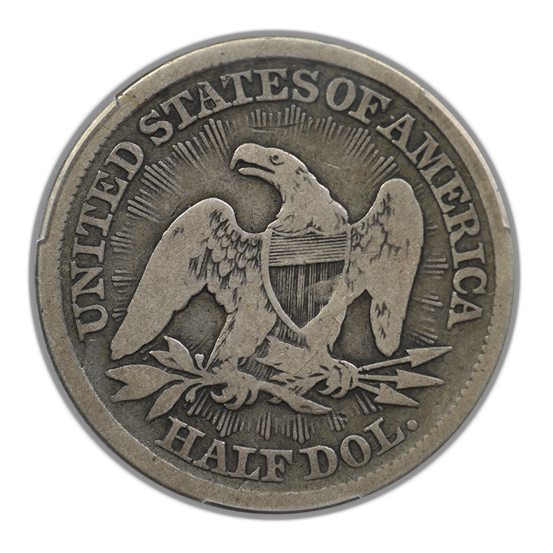 1853 Liberty Seated Half Dollar 50C PCGS G06 - Arrows & Rays