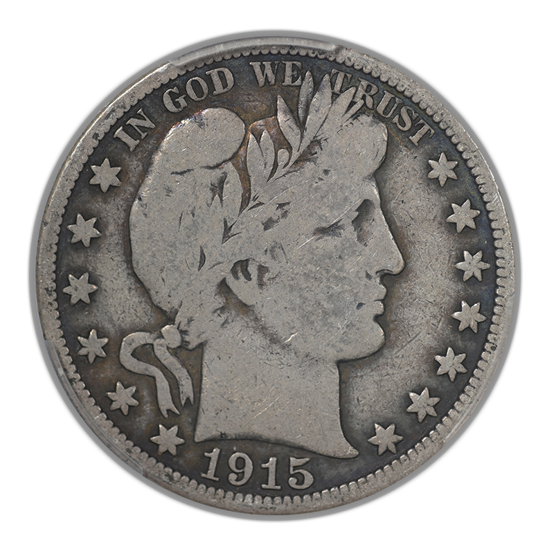 1915 Barber Half Dollar 50C PCGS G06