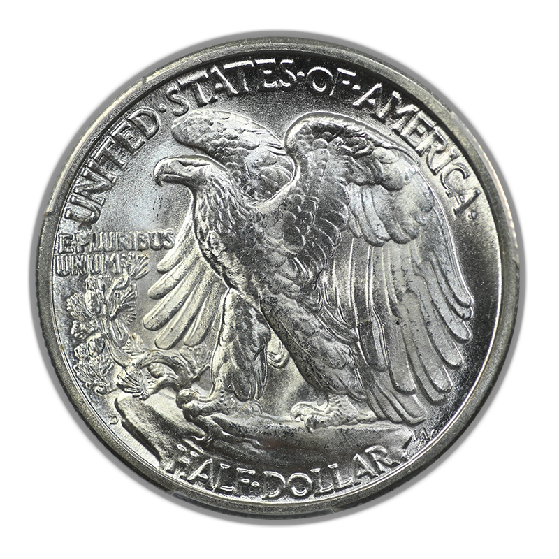 1946-D Walking Liberty Half Dollar 50C PCGS MS65+