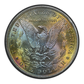 1886 Morgan Dollar $1 PCGS Rattler MS63 - REVERSE TONING! Reverse