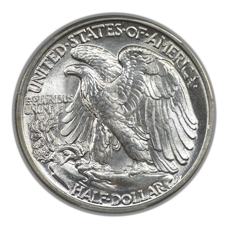 1942 Walking Liberty Half Dollar 50C PCGS MS67