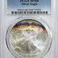 2003 American Silver Eagle $1 PCGS MS68 - TONED!