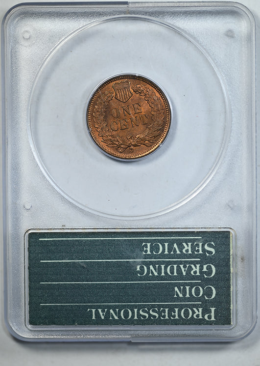 1905 Indian Head Cent 1C PCGS Rattler MS65RB Reverse Slab