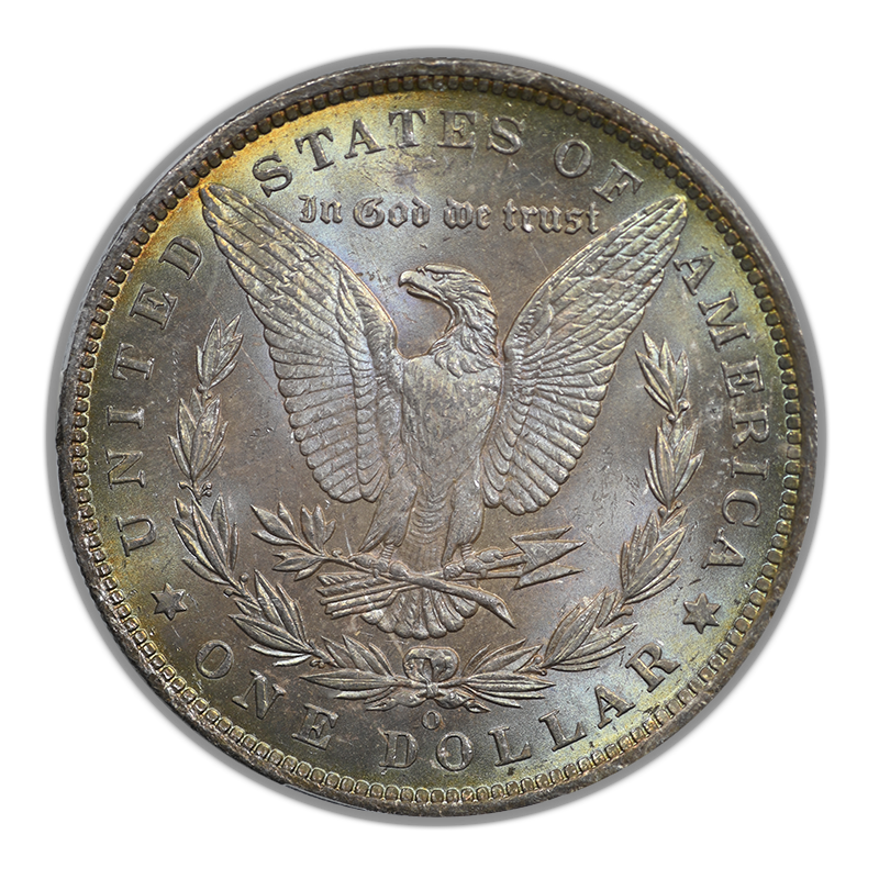 1885-O Morgan Dollar $1 PCGS MS63 CAC - TONED!