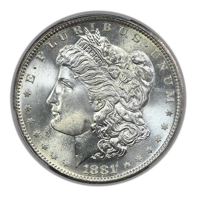 1881-S Morgan Dollar $1 PCGS MS67
