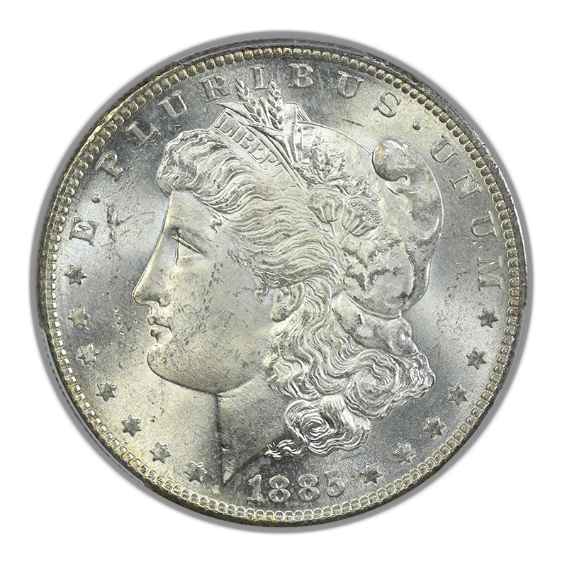 1885-S Morgan Dollar $1 PCGS MS64