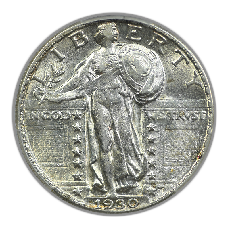 1930 Standing Liberty Quarter 25C PCGS AU58