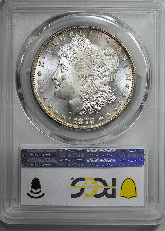 1879-S Morgan Dollar $1 PCGS MS64 CAC - RAINBOW TONED!