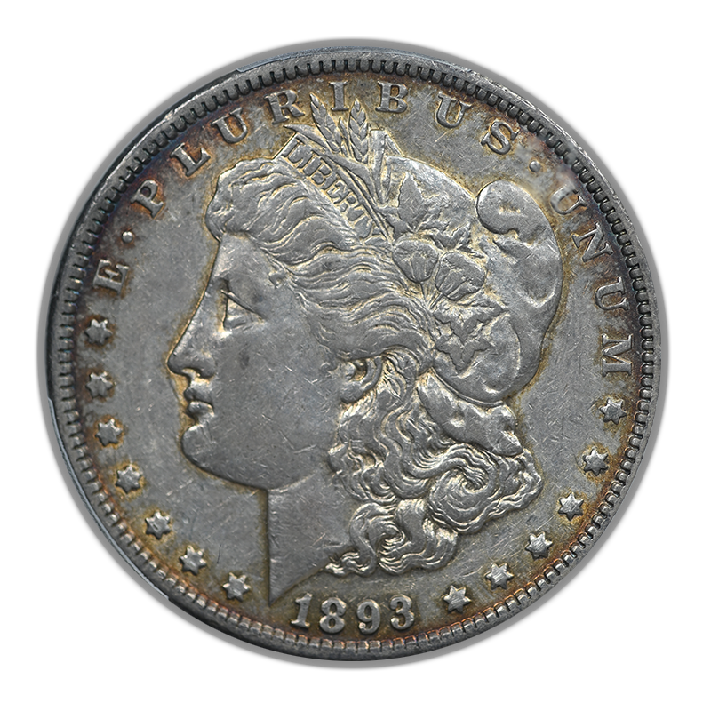 1893 Morgan Dollar $1 PCGS XF45