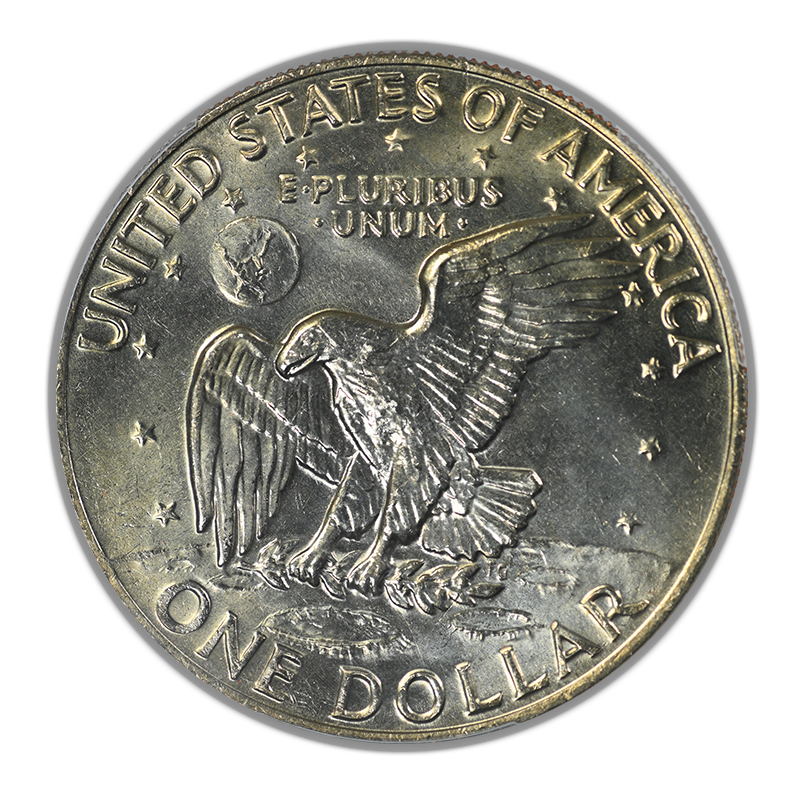 1977 Clad Eisenhower Ike Dollar $1 PCGS MS64 CAC