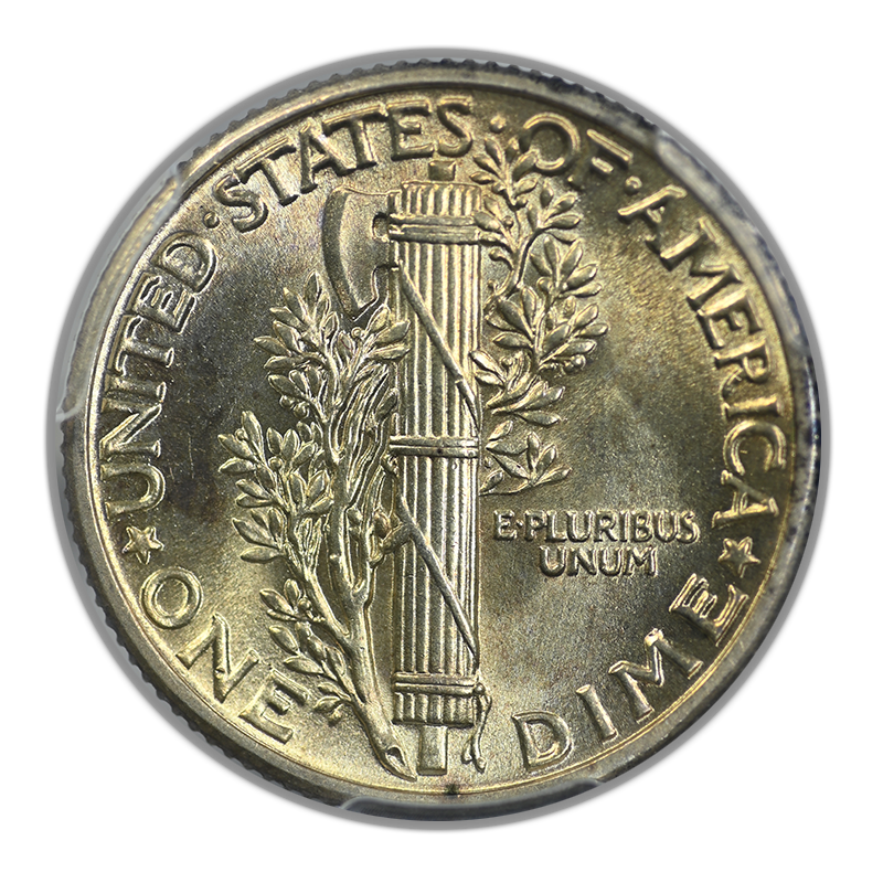 1931 Mercury Dime 10C PCGS MS64FB - Full Bands