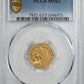1929 Indian Head Gold Quarter Eagle $2.50 PCGS MS63