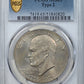 1976 Type 2 Clad Eisenhower Ike Dollar $1 PCGS MS65 - REVERSE TONED!