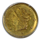 1870 Round California Fractional Gold Liberty Head 1/4 Dollar G25C PCGS MS62 BG-808