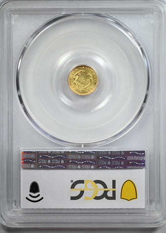 1852 Round California Fractional Gold Liberty Head 1/2 Dollar G50C PCGS MS63 BG-401