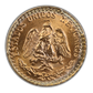 1945-Mo Mexico Gold 2 Peso Dos Pesos PCGS MS68 Modern Restrike - TONED!