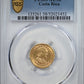 1899 Costa Rica Gold 5C Colones PCGS AU58