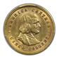 1899 Costa Rica Gold 5C Colones PCGS AU58