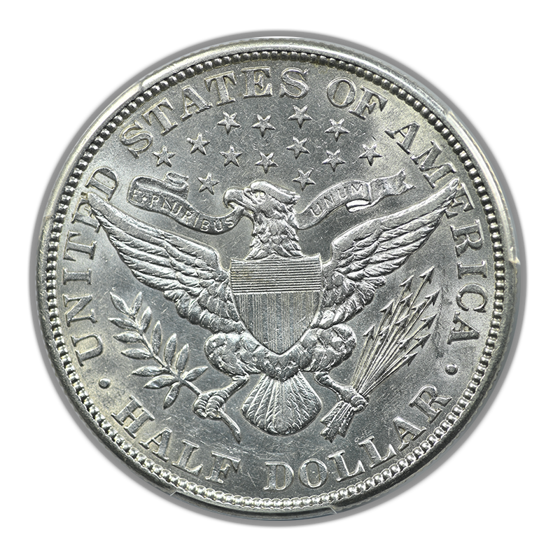 1912 Barber Half Dollar 50C PCGS AU55